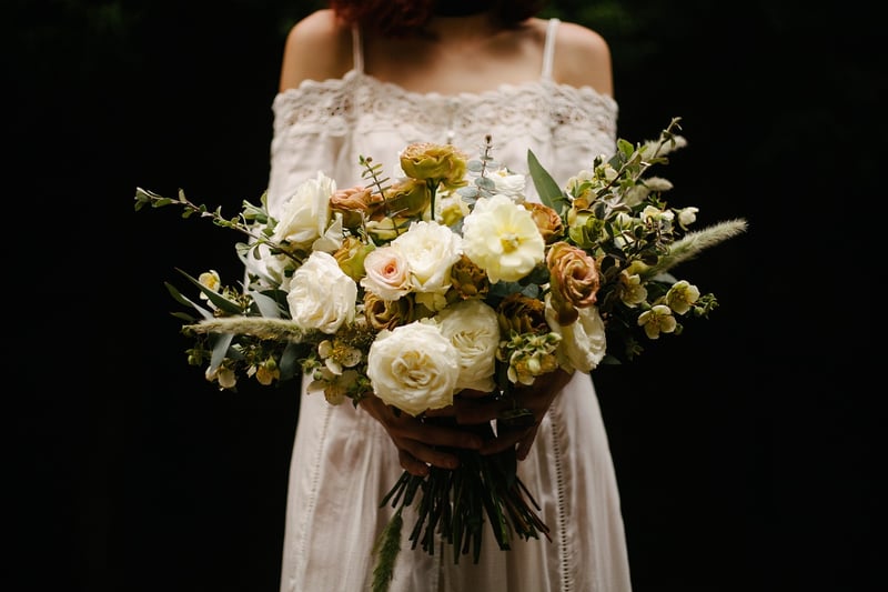 Gemini-inspired wedding dress